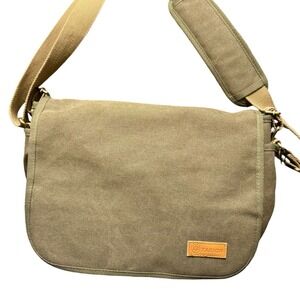 Tarion RS01 Camera Messenger Bag DSLR Shoulder Padded Green Canvas NWT